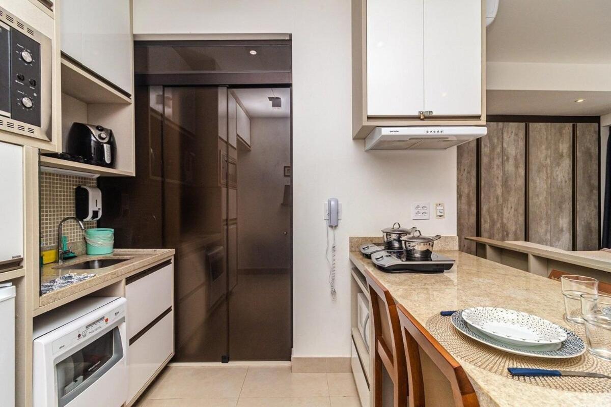 Studio Moderno Em Condominio De Luxo Pe Na Areia سانتوس المظهر الخارجي الصورة